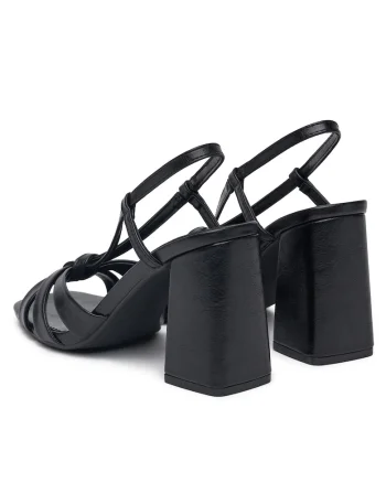 Sandale dama,  CWYYS164-02, piele ecologica, negru