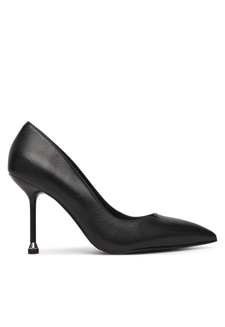 Pantofi dama,  tocuri, piele naturala, negru