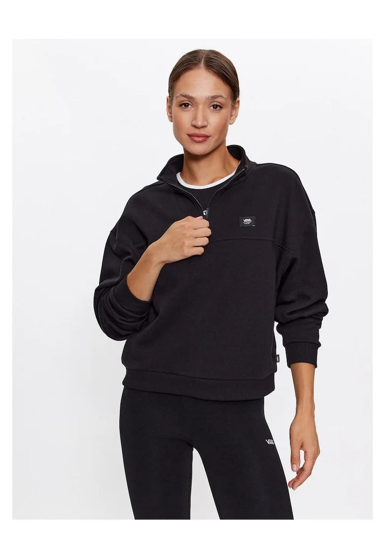 Hanorac dama  negru, din textil