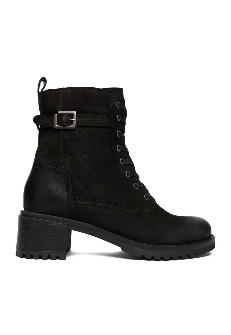 Ghete dama,  piele naturala, negru CEO-WI23-TR24-05