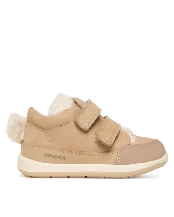 Ghete fete,  piele naturala, bej