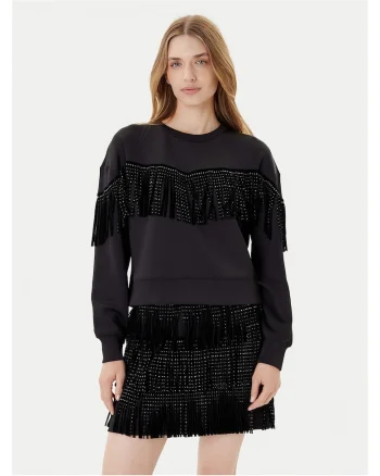 Hanorac dama  negru, din material de calitate