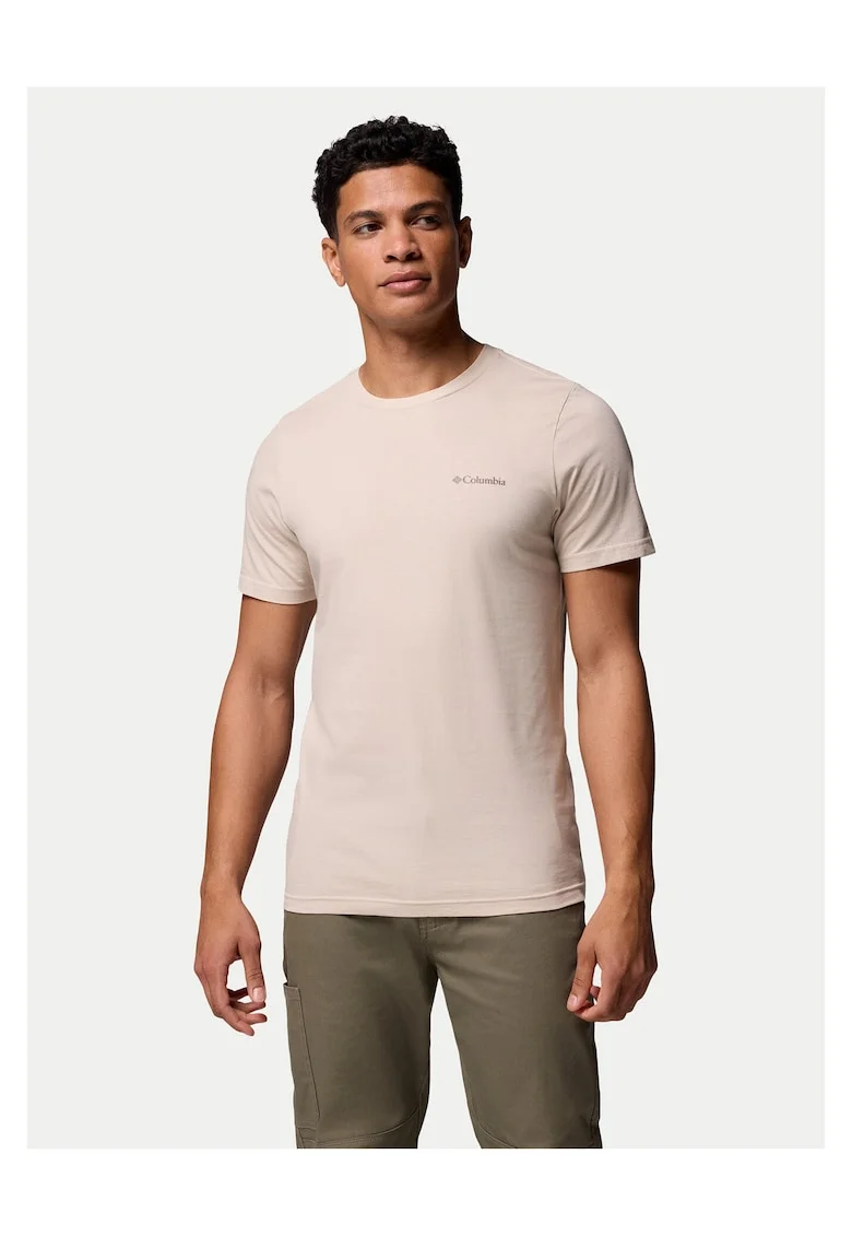Tricou barbati  bej, bumbac