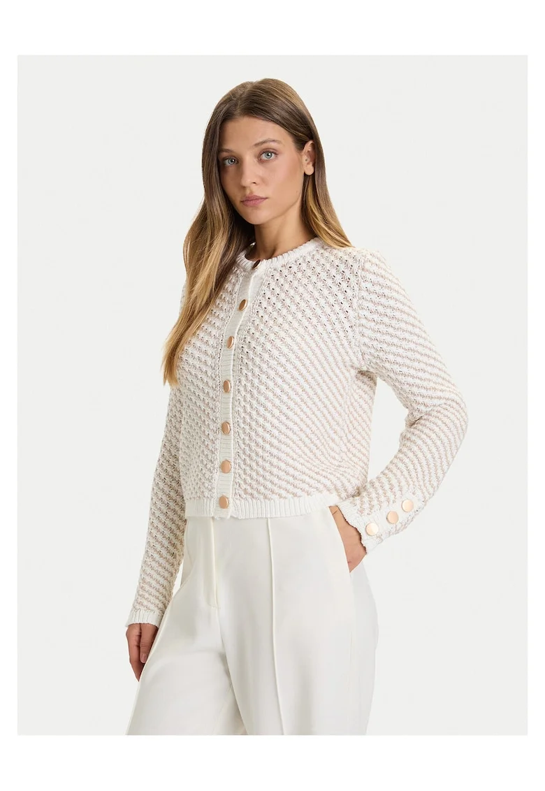 Cardigan dama  ecru