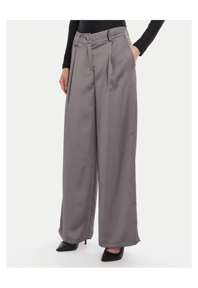 Pantaloni dama  palazzo, gri