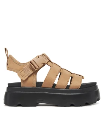 Sandale dama  Sand W Cora, piele naturala, negru/bej