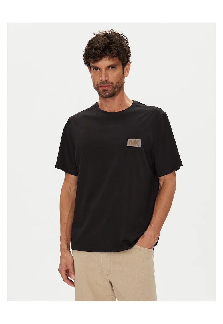 Tricou barbati,  negru, bumbac