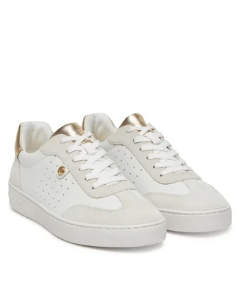 Tenisi dama  43F4SCFS2L, piele naturala, bej