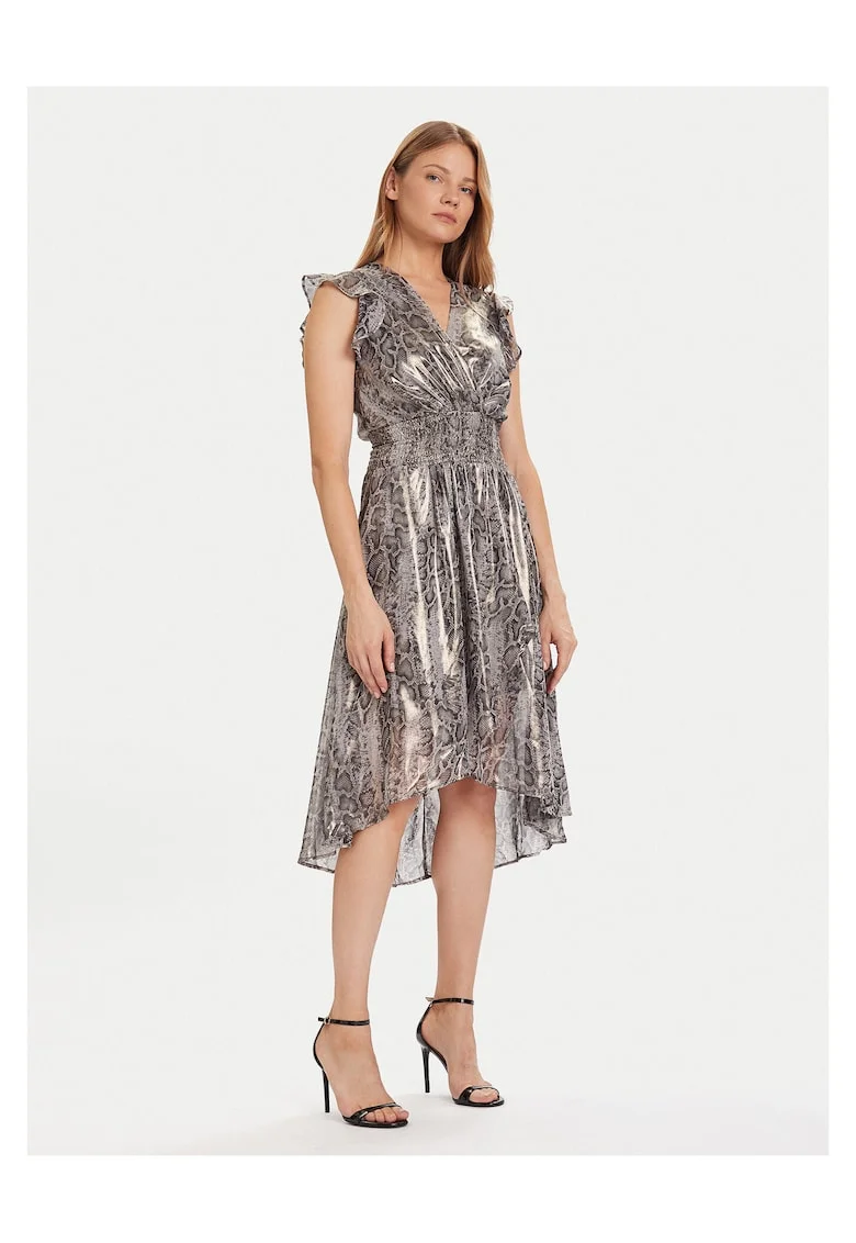 Rochie de cocktail,  argintiu