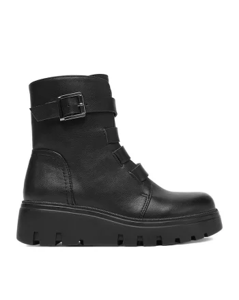 Ghete cu platforma fete  negru
