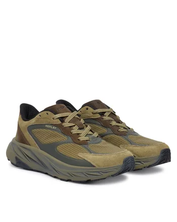 barbati  Mil Green, piele naturala, Kaki