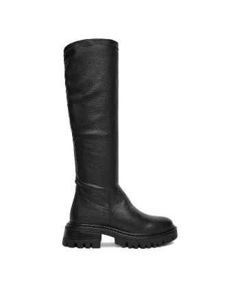 Cizme dama  CEO-RST-BEST-14, piele naturala, negru