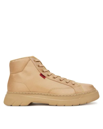 Tenisi barbati  model Medium Beige 261, culoare bej, tesatura
