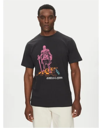 Tricou barbat,  negru, bumbac