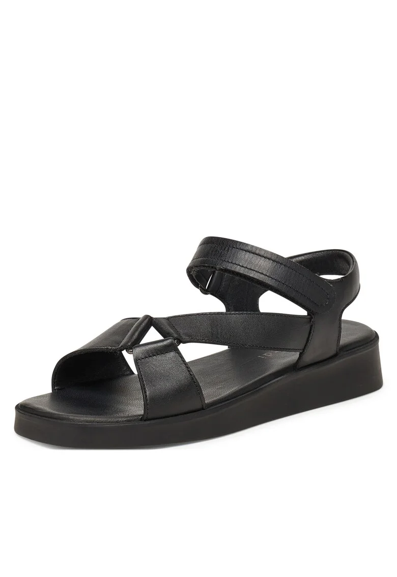 Sandale dama  piele naturala, negru