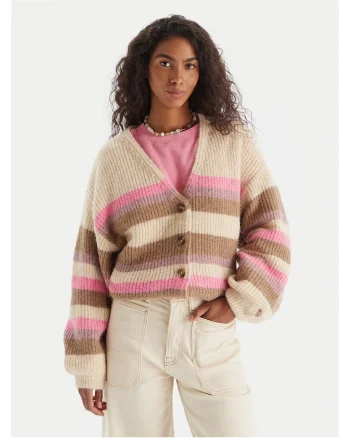 Cardigan dama  multicolor, moale