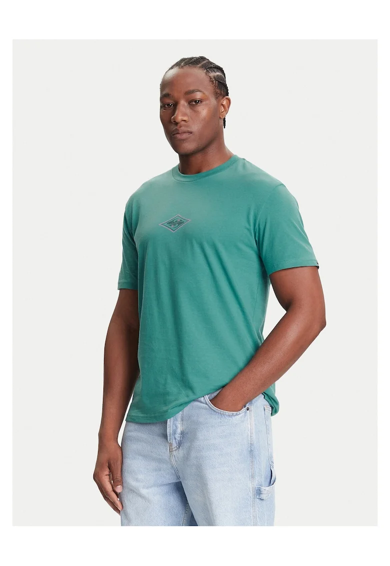 Tricou barbati  verde, bumbac