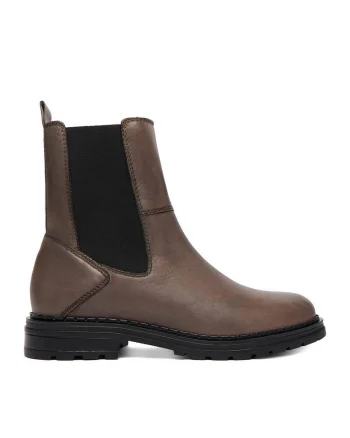 Botine dama,  Piele naturala, Gri CEO-WI16-TIBILISI-01
