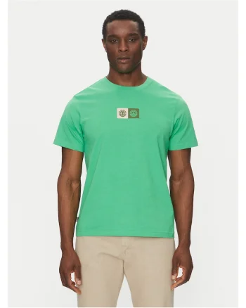 Tricou verde din bumbac pentru barbati, Visiniu