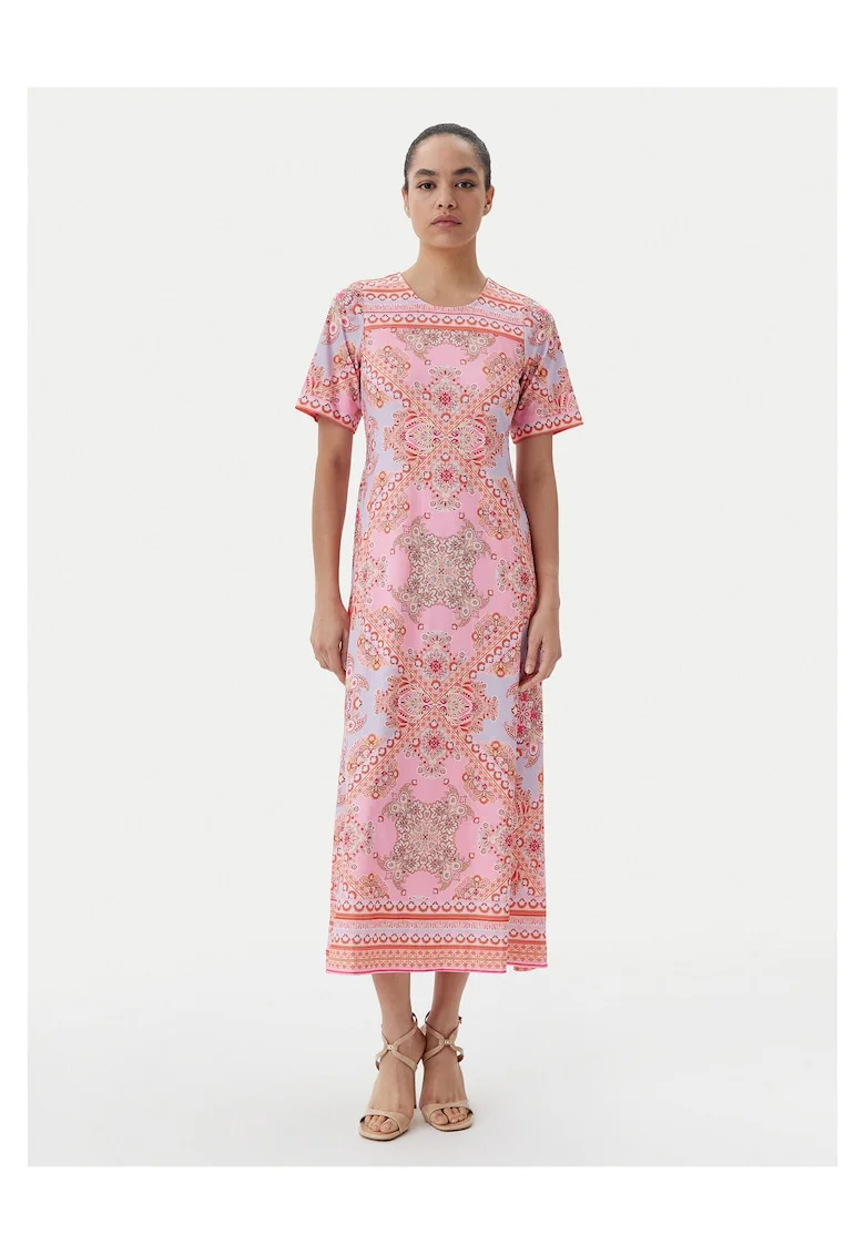 Rochie de vara dama,  roz, colorat