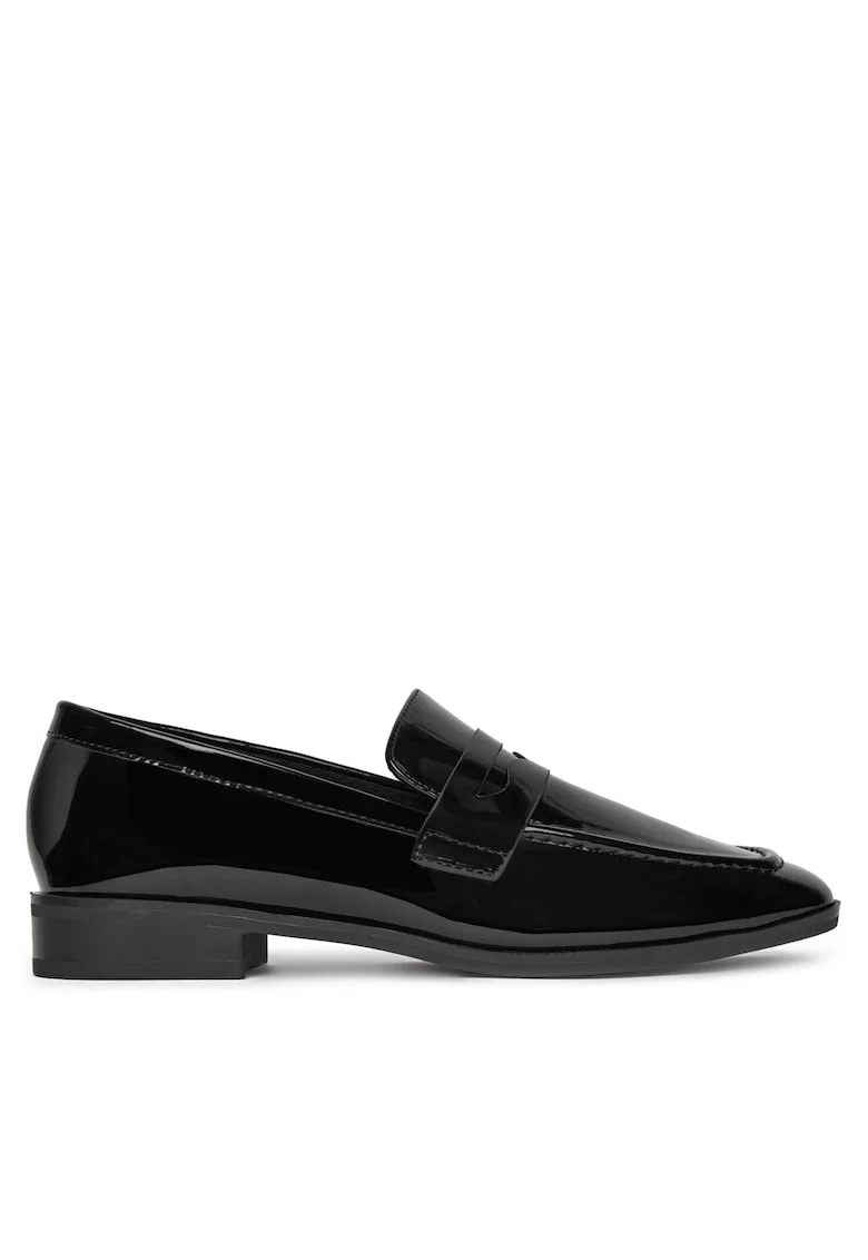 Mocasini dama,  negru, piele ecologica XF230930-05