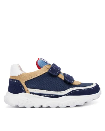 Pantofi copii,  baieti, bleumarin, piele naturala