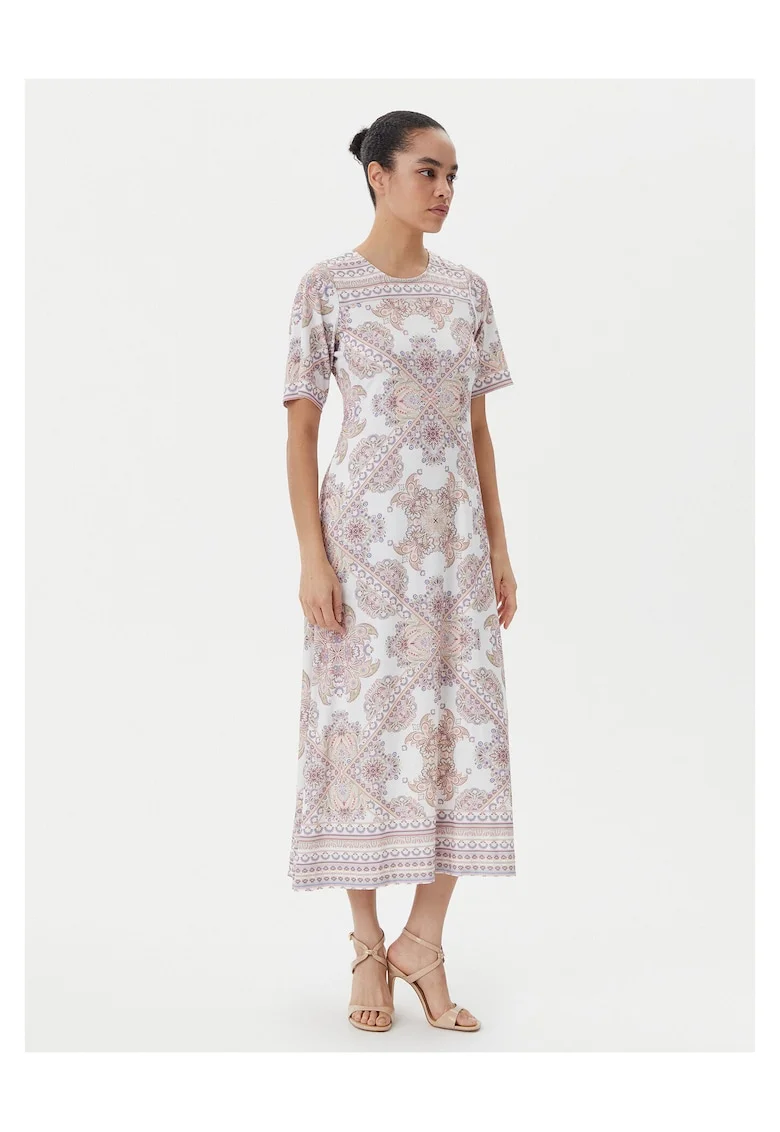 Rochie de vara,  bej, material usor