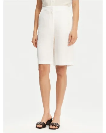 Pantaloni scurti dama  albi