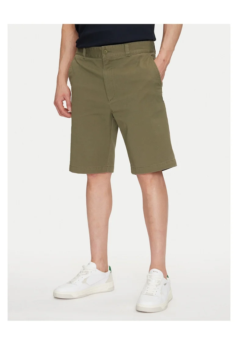 Pantaloni scurti barbati  verde, bumbac