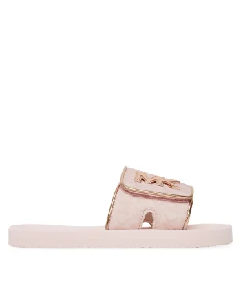 Papuci fete MK100947,  Textil, Roz