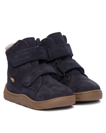 Ghete unisex,  piele naturala, bleumarin