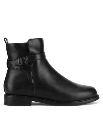 Botine dama  negru, din piele ecologica