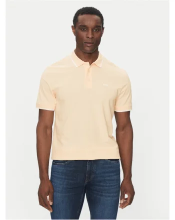 Tricou barbati  portocaliu, bumbac