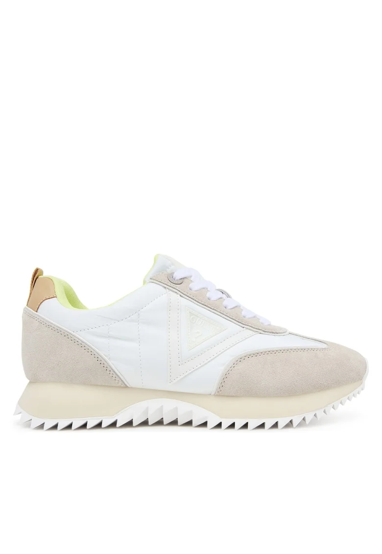 Tenisi dama,  piele naturala, alb/bej,