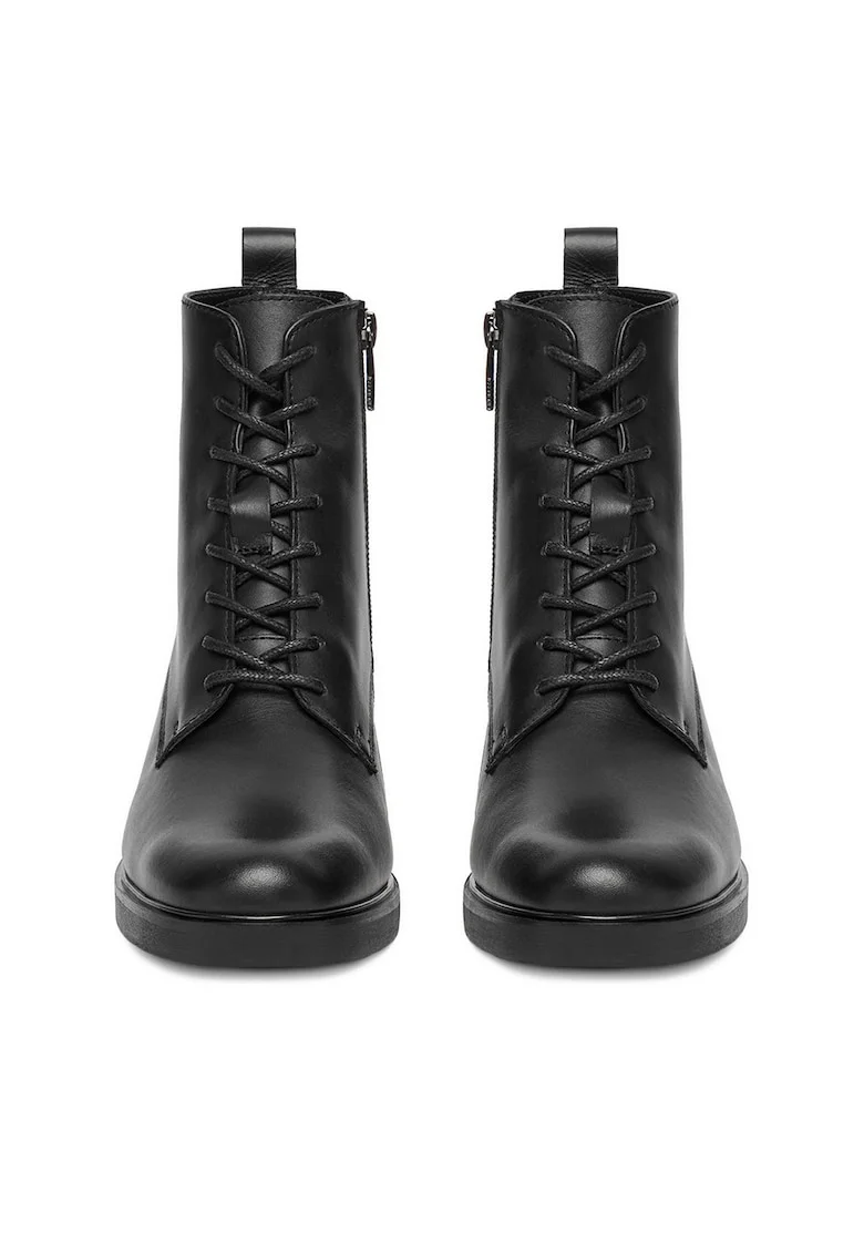 Ghete dama,  C-ANITA-25205PE, piele naturala, negru