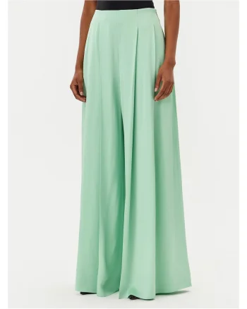 Pantaloni eleganti pentru dama  palazzo, verde