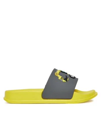 Papuci baieti P3047083K,  Plastic, Galben