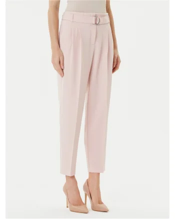Pantaloni eleganti pentru dama,  roz, stofa