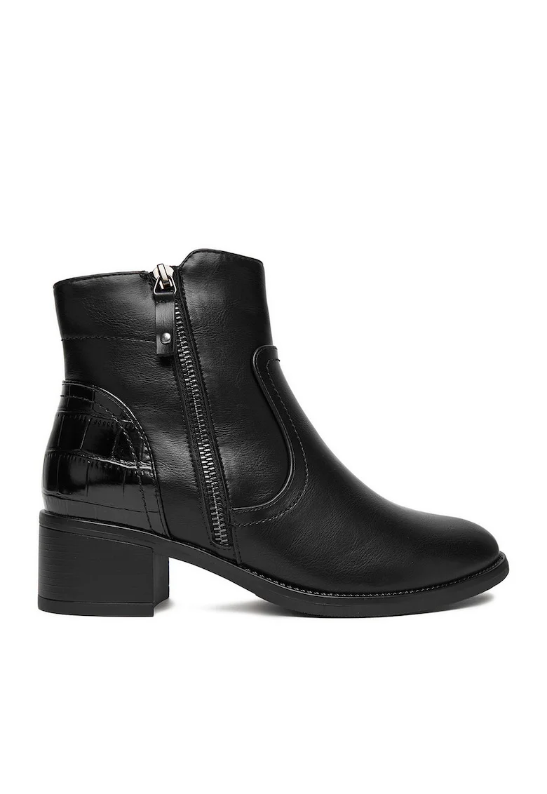 Botine dama CEO-RE21E838-37,  Textil, Negru