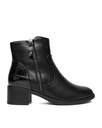Botine dama CEO-RE21E838-37,  Textil, Negru