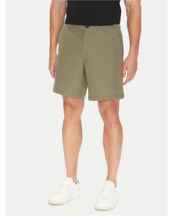 Pantaloni scurti  verzi, material pentru barbati