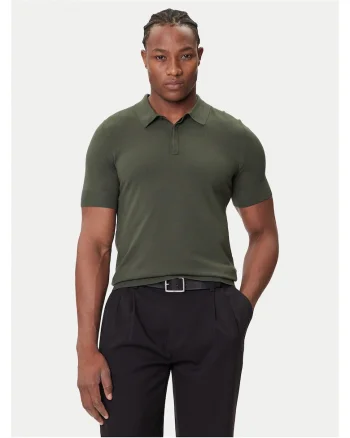 Tricou barbat  verde, bumbac