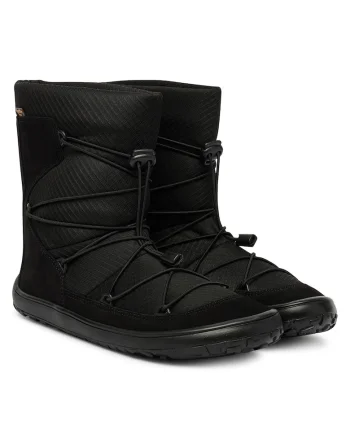 Cizme iarna baieti,  textil, negru