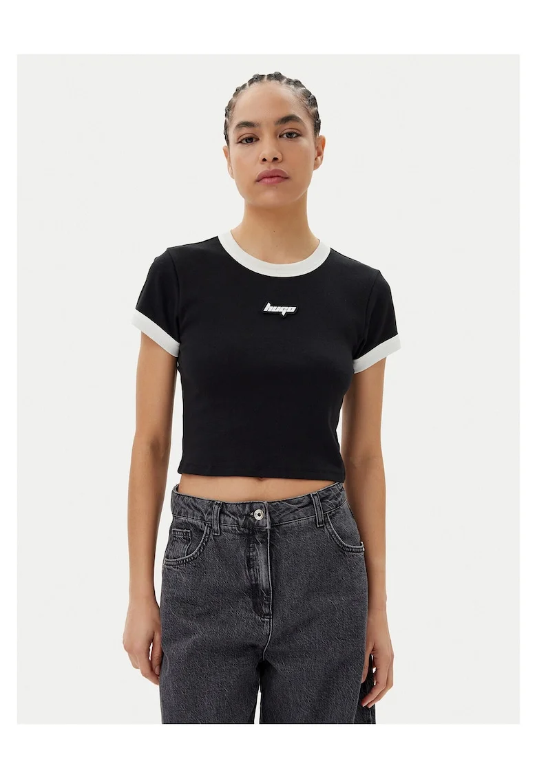 Tricou dama,  Negru/Alb