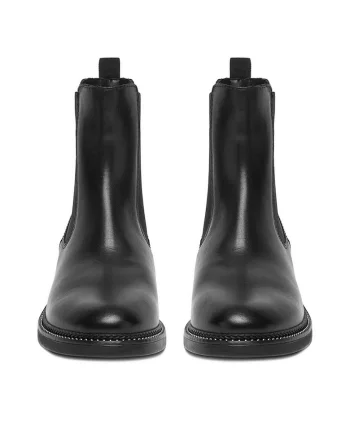 Botine dama CEO-RST-56007-10,  Piele naturala, Negru