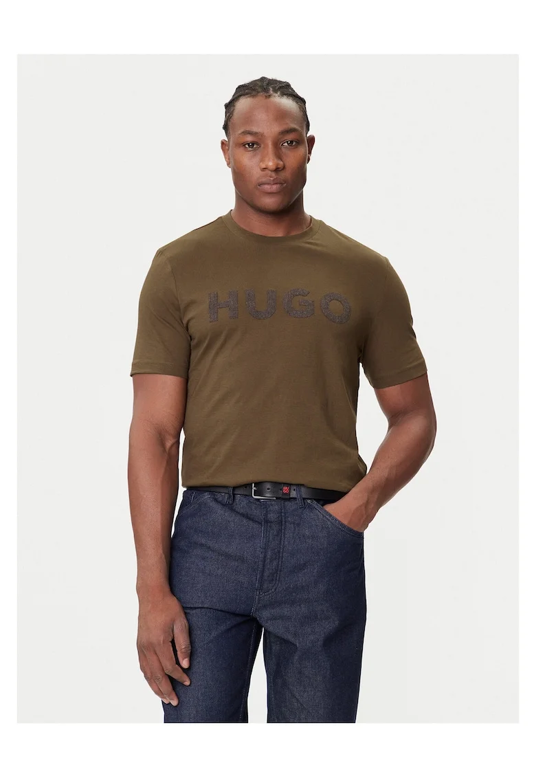 Tricou barbat  maro, bumbac,