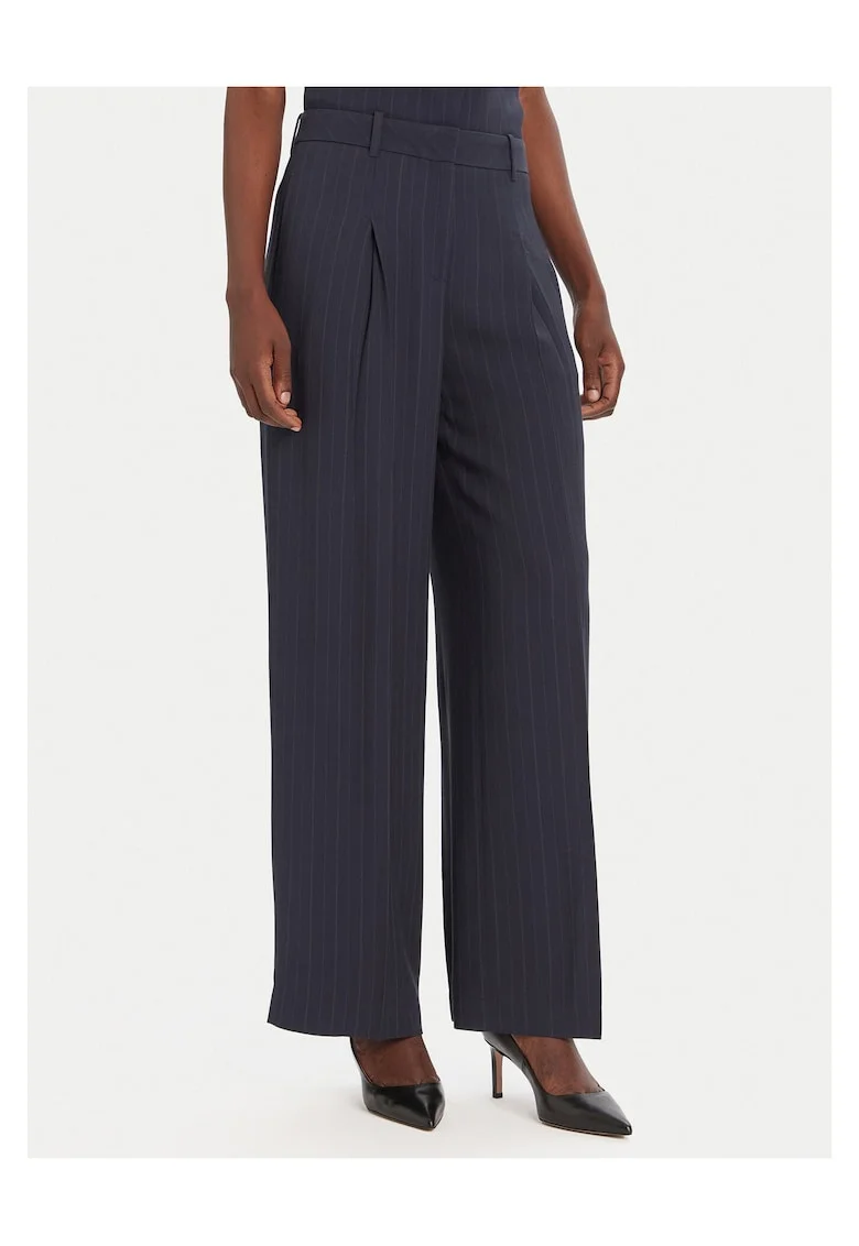 Pantaloni dama  palazzo, bleumarin