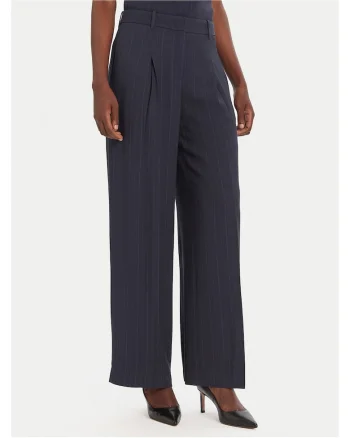 Pantaloni dama  palazzo, bleumarin