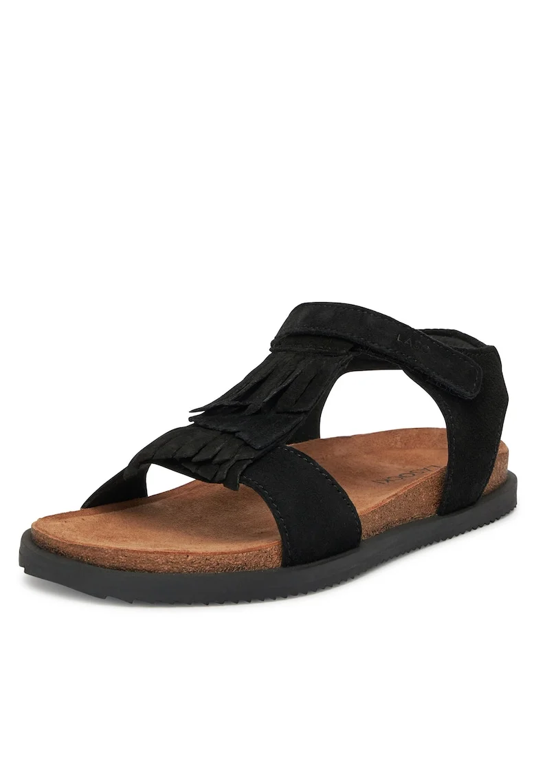 Sandale copii,  piele naturala, negru