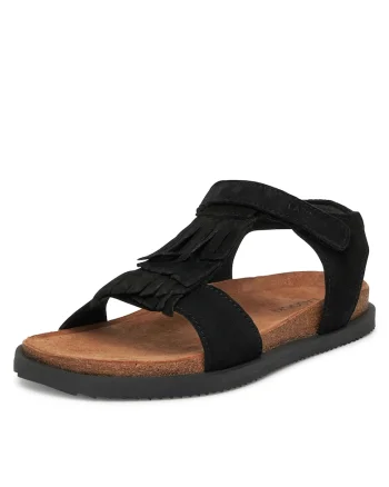 Sandale copii,  piele naturala, negru
